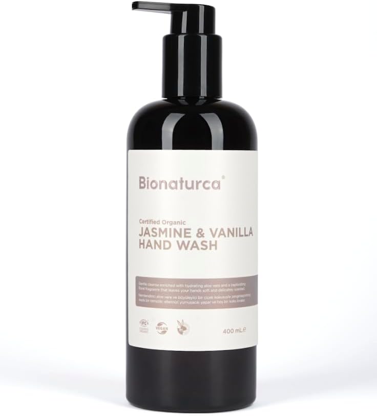 Organik Sertifikalı Yasemin & Vanilya Sıvı Sabun 400 Ml.-jasmine & Vanilla Hand Wash