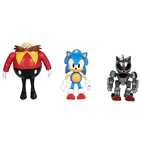 Figuras Sonic the Hedgehog 30th Anniversary blíster triple de 10cm el regalo perfecto para fans