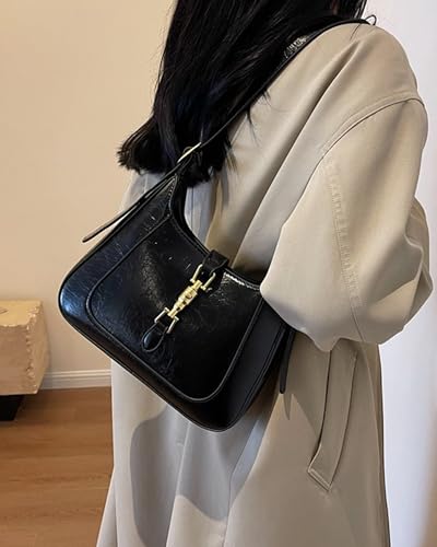 Image of NEWBELLA Small Shoulder Bags for Women - Trendy Underarm Purse & Crossbody Handbag for Daily Commute & Evening