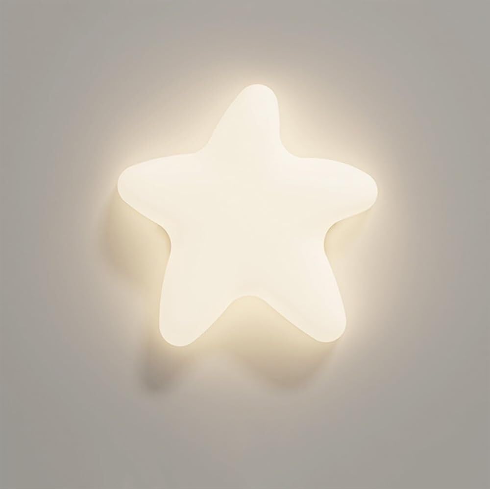 LED Nordic Cloud Ceiling Light Acrylic Kids Flush Mount Ceiling Lamps Cute Star Modern Ceiling Light Milk White Ceiling Lights for Kitchen Living Room Dining Table Bedroom Study Room