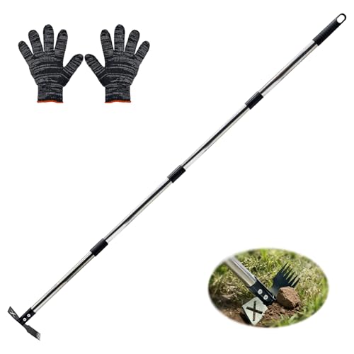 Amestar Weed Puller Tool with Long Handle, Heavy Duty 2
