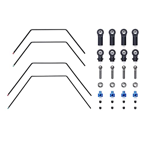 Baguettes avant arrière TAMIYA TA08 kit de 4 pièces de rechange d'origine pour châssis RC
