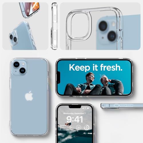 Image of Spigen Ultra Hybrid Designed for iPhone 14 Case (2022) [Anti-Yellowing], [Military-Grade Protection] - Frost Clear