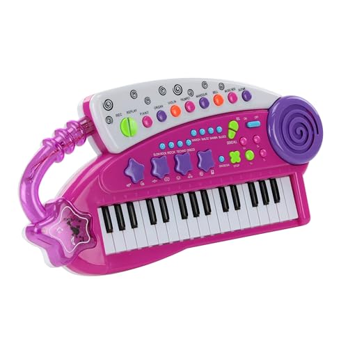Teclado Musical Infantil Single Star com Luz e Som BBR Toys