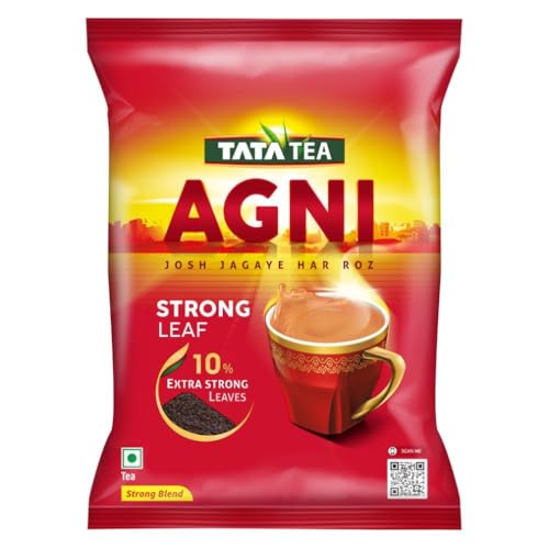 Image of Tata Tea Agni 1kg, Strong Chai With 10% Extra Strong Leaves, Black Tea