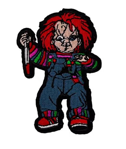 Classic Chuckys Horror Doll 3.11 Inches Tall Embroidered Patch