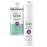 dermaGEEK Moisturizing Combo Gift Set | Nourishing Facial Moisturizer with Sunscreen Broad Spectrum SPF 30, 1.7 FL OZ + Nourishing Facial Night Cream Travel/Trial Size