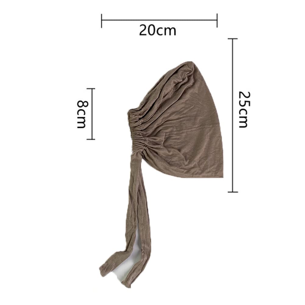 Muslimisches Untertuch Für Damen – Hijab Tube Cap Mit Kordelzug, 26 Farben, Baumwolle