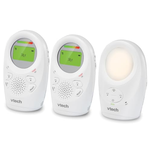 VTech DM1211-2 DM1211 Digital Audio Baby Monitor with Enhanced Range (2 Parent Units), Silver, 3 Piece Set - image 2