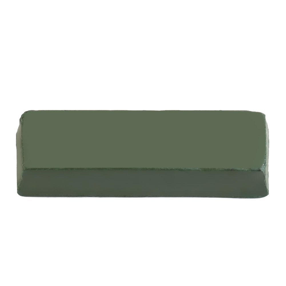 Pasta lucidante cromo ossido 140g verde fine abrasiva lucidatura cera affilatura