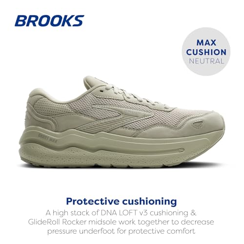 Image of Brooks Men's Ghost Max Suede /Leather Neutral Running & Walking Shoe