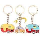 Pendentif porte-clés en métal : ce porte-clés est fabriqué en métal durable, conçu pour durer des années lors voyages