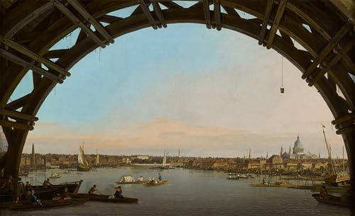 Art Poster de Célèbres Tableaux Canaletto en Impression Haute Définition 60x90