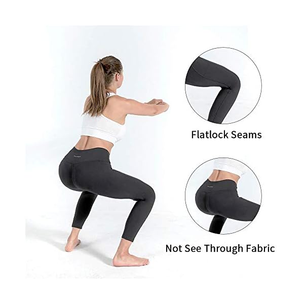 Foyo-peach-High-Waist-Yoga-Pants-with-Pockets-Tummy-Control-Workout-Running-Athletic-Yoga-Legging-for-Women Foyo peach Women's High Waisted Yoga Leggings with Pocket, Workout Sports Running Athletic Pants with Pocket Grey XL