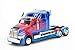 Jada Toys Transformers T5 Optimus Prime Western Star 5700 Ex Phantom - Coche de Juguete (Escala 1:32), Color Azul y Rojo