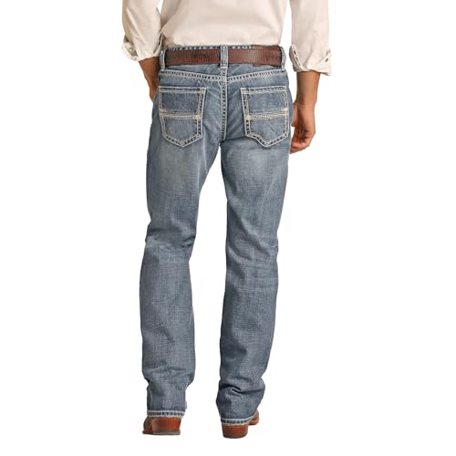 Men's Relaxed Straight Fit Bootcut Jeans
