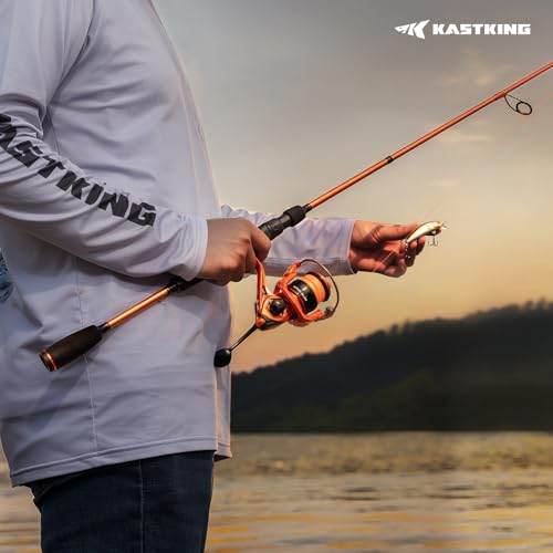 Image of KastKing Lethal Blaze Spinning Fishing Reel, 17.6LBs Max Drag, 5.2:1 Gear Ratio, Ultra-Smooth Freshwater & Inshore Spinning Reel, CNC Aluminum Spool, Ideal for Bass & Trout Fishing
