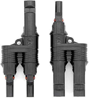 Bemodst M-C-4 Solar Panel Branch Connector, Multi-Branch Optional - Male Female Solar Energy Panel M-C-4 T Branch Connectors Cable Coupler Combiner for solar panels,Photovoltaic Systems (M/2F, F/2M)