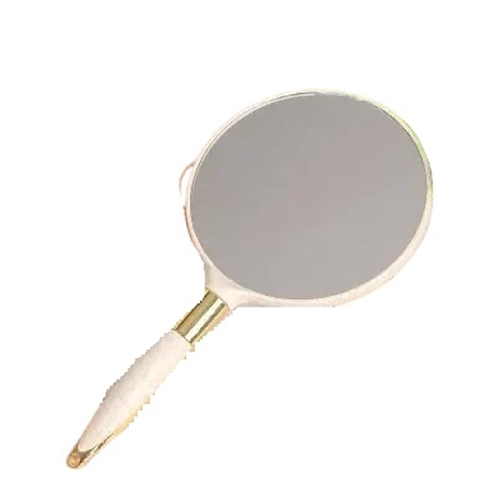 IULGFSC Handheld mirror， With Handle Hand Vanity Irregular Salon Dressing Table Compact Mirror