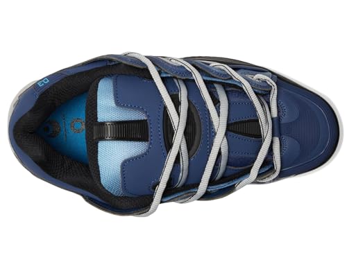 Osiris Men's D3 2001 Skate Shoe, Navy/Grey/Blue, 112