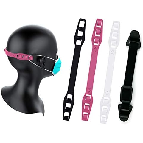 Mask Ear Strap Hook,Elasticity Adjustable Anti-Slip Mask Ear Grips Extension Hook - Relax Your Ears(4 Pcs) Cover