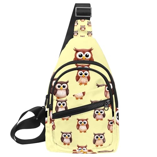 Sac à dos à bandoulière pour homme et femme taille unique jaune