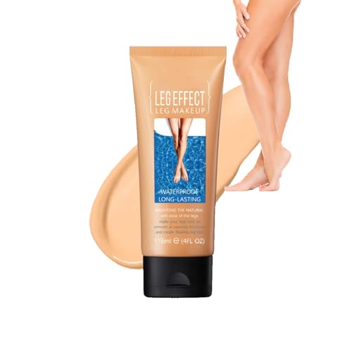 Maquillaje De Piernas Resistente Al Agua Sin Transferencia,Crema Correctora Para Venas Varicosas,Maquillaje Para Cubrir Cicatrices En Piernas Y Cuerpo,De Larga DuracióN (Dorado medio)
