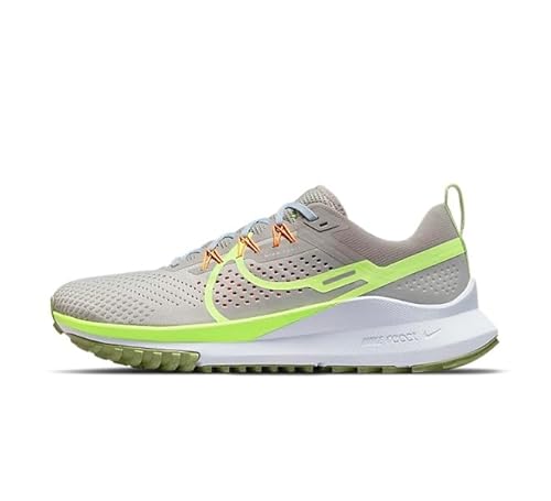 NIKE React Pegasus Trail 4 Men's Trainers DJ6158 (Light Iron Ore/Volt/Cobblestone 002) UK 8.5 (EU 43)