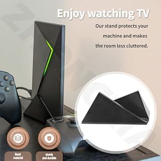 Vertical Stand Organizer Compatible with Nv-idia Shield Android TV (2017/2019 Pro Models) / Durable Composite TV Mount