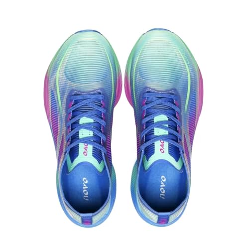 Image of Carbon Plate Marathon Running Racing Shoes Men Stable Support Shock-Relief Ultra-Light TPU Outsole Rebound Sneakers