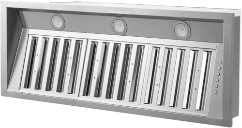 Micmi 48-Inch Stainless Steel Range Hood with Filters