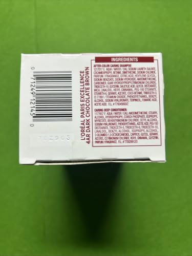 Image of L'Oreal Paris Excellence Creme Triple Protection Hair Color, Dark Chocolate Brown [G15] 1 ea