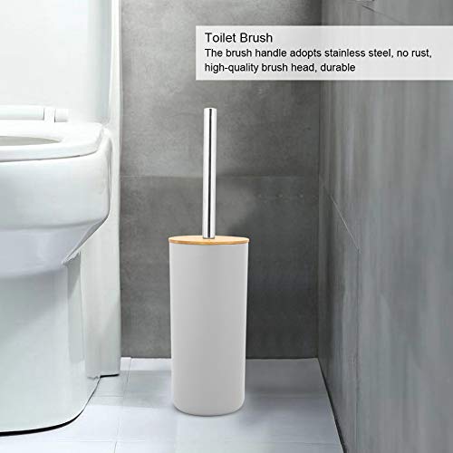 Badezimmer Set, 6-teiliges modernes Badaccessoires Toiletten-Bad-Zubehör WC-Kit Seifenspender Zahnbürstenhalter Seifenschale Becher Toilettenbürstenhalter-Ersatz Mülleimer Grau: