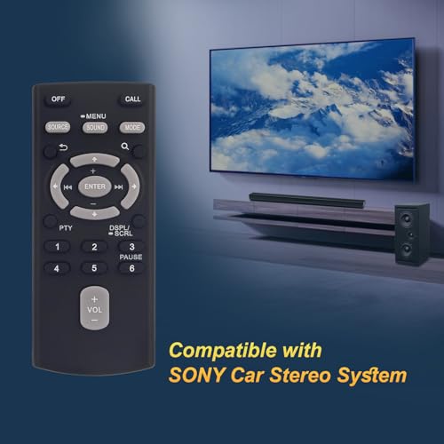 Image of RM-X231 RM-X232 Replace Car Audio Remote Control Compatible with Sony Stereo System DSX-B700 MEX-M70BT WX-900BT WX-850BT MEX-BT31PW MEX-GS620BT DSX-GS80 MEX-XB120BT MEX-N5300BT WX-920BT MEX-BT4000P