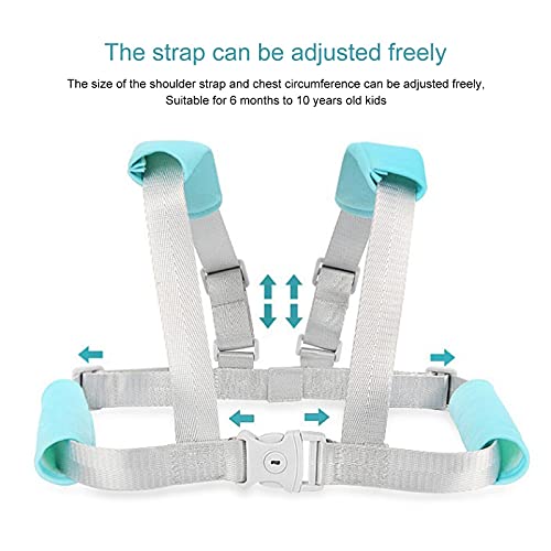 soarflight Coleira de segurança para crianças, pulseira 2 em 1 infantil antiperda e colete com trava