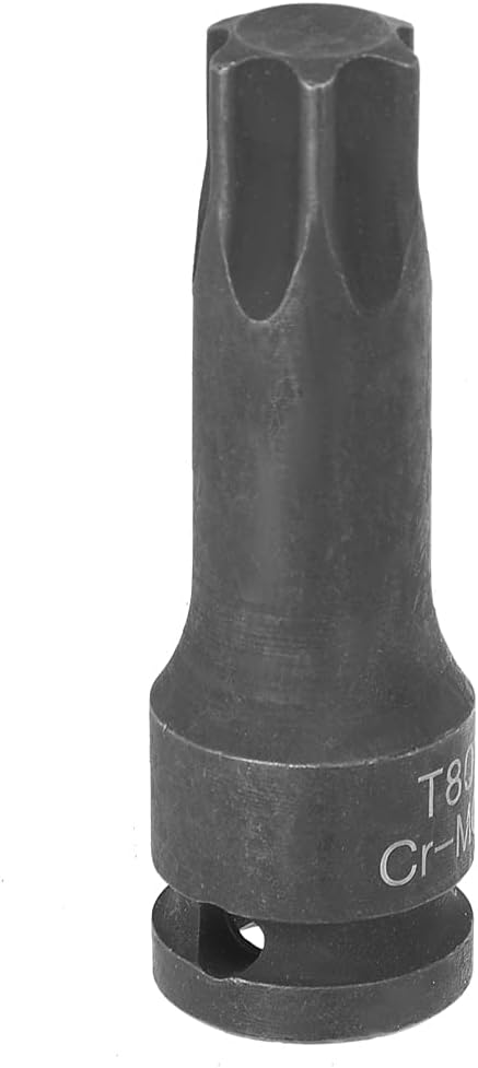 Impact Reducer, 1/2 Spline Hexagon Socket Adaptor Star Head Drive Air Impact Wrench Bit Socket Car Repair Tools (T80)