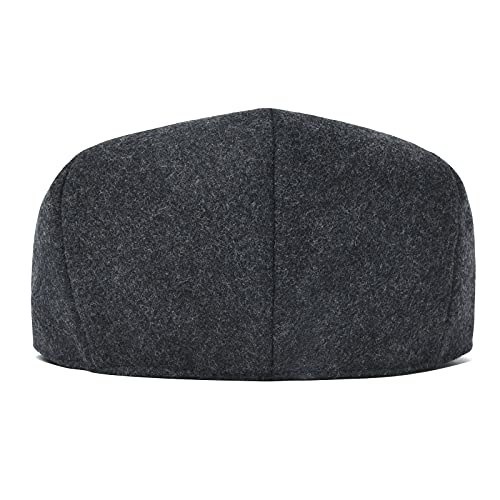 Image of FEINION Men's Wool Tweed Newsboy Ivy Cap Gatsby Golf Flat Hat