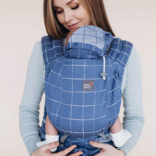 Love & Carry® Love Tie/Mei Tai Ergonomische babydrager voor pasgeborenen (Indigo) - Image 3
