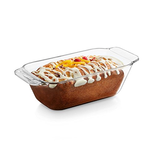 Libbey Baker's Premium Glass Loaf Dish, 9-inch by 5-inch
