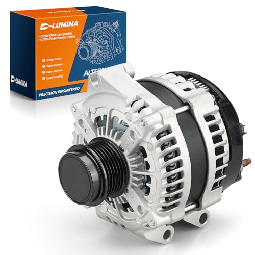 Image of 220A High Output Alternator Compatible with Chrysler Pacifica 2017-2020, Voyager 2020 & Ram ProMaster 1500 2022-2023, ProMaster 2500 2022-2023, ProMaster 3500 3.6L, Replace#42186 56029733AB