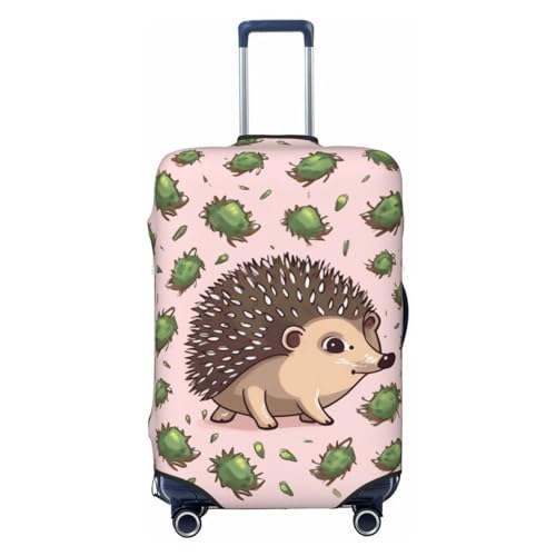 Housse de protection pour valise élastique et extensible motif hérisson lavable taille XL