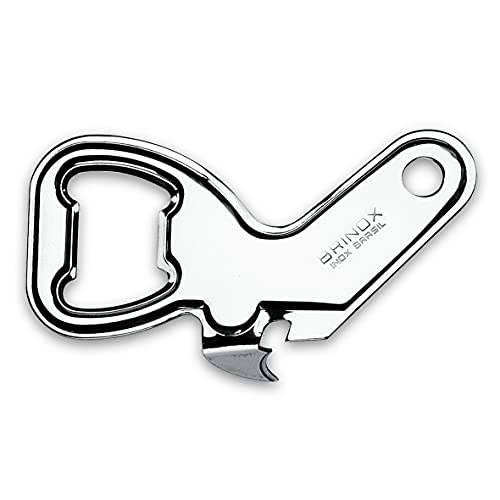 Abridor de Lata/Garrafas Aco Inox Verona Brinox Aço Inox