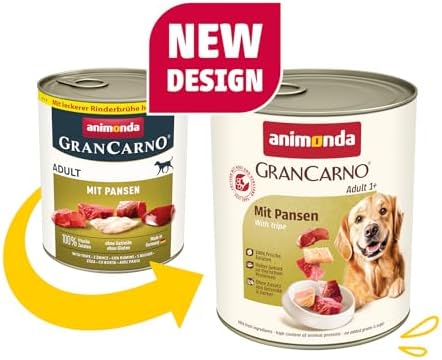 animonda Gran Carno Adult Dog Food, Wet Food for Adult Dogs, Mix 3, 6 x 800 g | Dog wet food for adult animals, wet food for dogs with fresh, meat ingredients, grain-free, variety mix - View 5