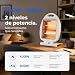 Imagen de Estufa de Cuarzo 800W, 2 Potencias, Antivuelco