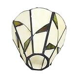 abat jour art deco pate de verre Abat-jour décoratif en verre : la structure fine de l'abat-jour peut protéger votre suspension et votre applique murale, abat-jour en verre