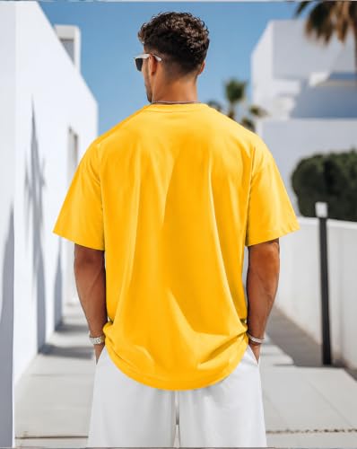 Image of AUSK Men's Graphic Printed Clothing Co-Ord Set | Oversized T Shirt with Track Pant | Casual Daily Wear Outfit for Men