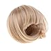 Produktbild Toygogo Schöne Kurze Glatte Haare Bob Perücke Für 1/4 BJD Puppe DIY Making ACCS - Khaki