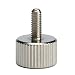 M4 x 6mm Thumb Screws Plain Type Metric (Thread Dia. 4.0mm) Knurled Head,10 Piece
