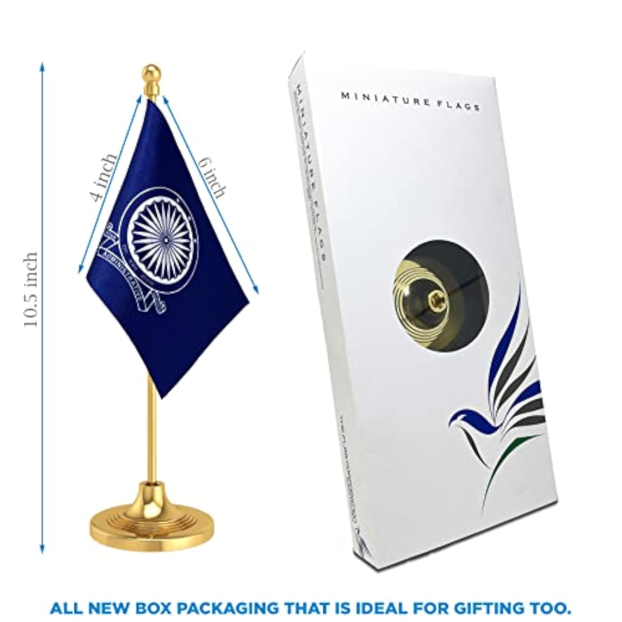 IAS Indian Administrative Desk 4in x 6in