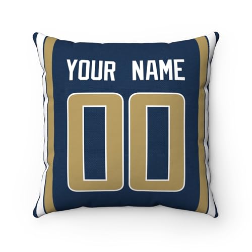 Image of ANTKING Throw Pillow 2 Pack Custom Any Name and Number Personalized Gift for Men Women Boys